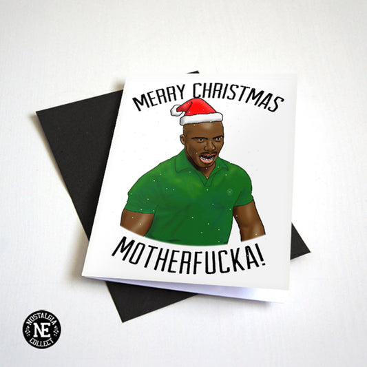 Merry Christmas Motherf**ka! Christmas card by Nostalgia Collect, photo 2