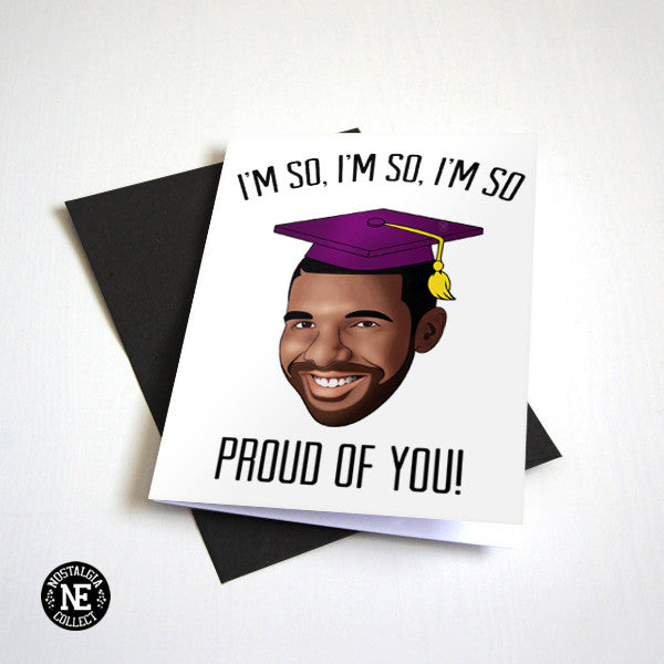 So Proud of You graduation card, from Cards for Grads