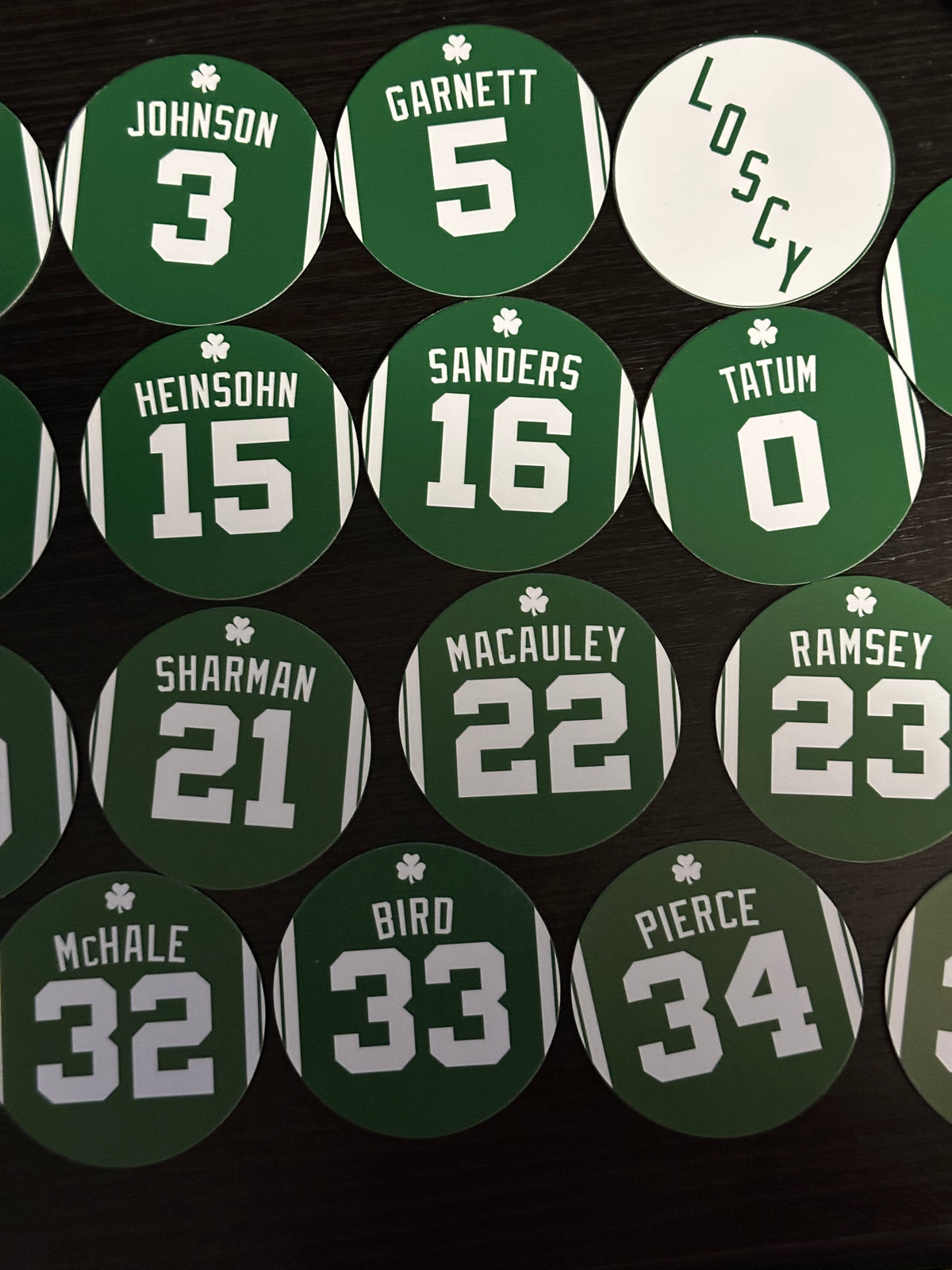 Boston Celtics Retired Jersey Magnets by Nostalgia Collect, photo 2