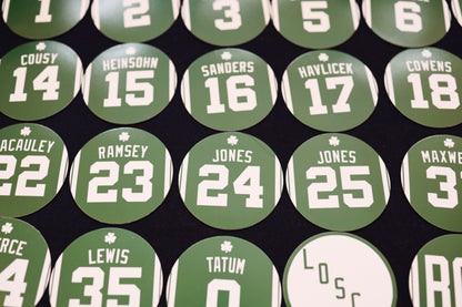 Boston Celtics Retired Jersey Magnets by Nostalgia Collect, photo 5
