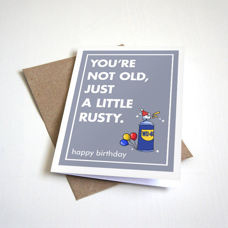 A Little Rusty Birthday Card by Nostalgia Collect