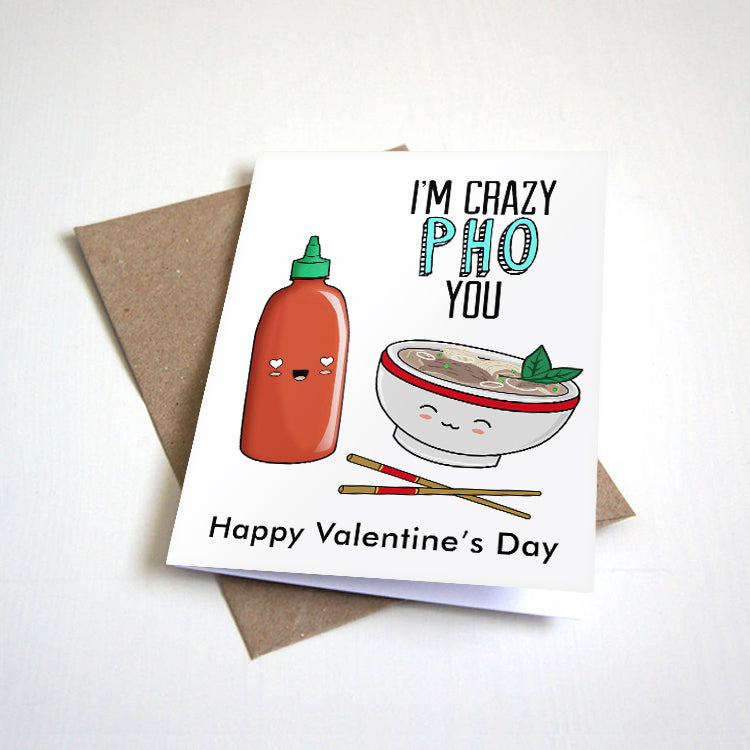 Crazy Pho You love and anniversary card by Nostalgia Collect