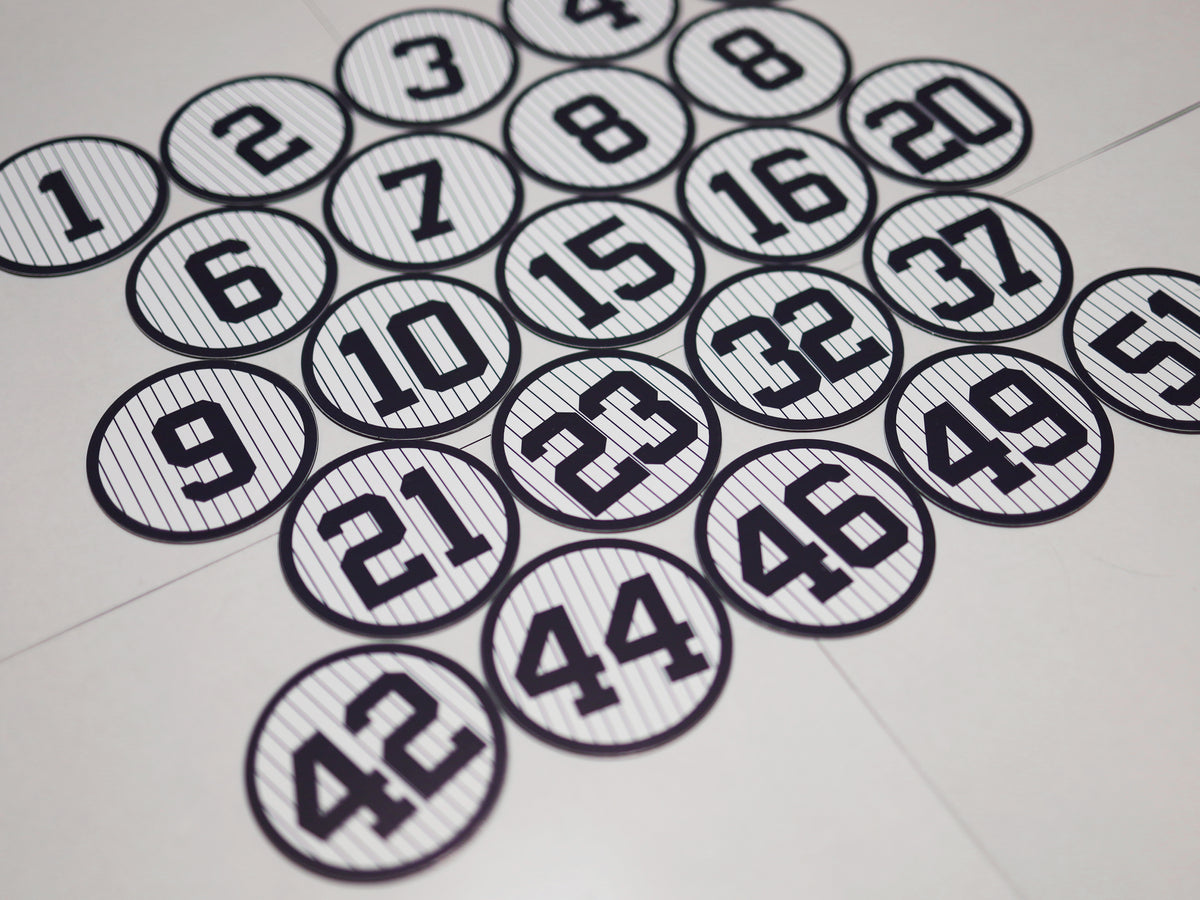 New York Yankees Retired Jersey Magnets by Nostalgia Collect, photo 2