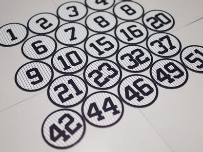 New York Yankees Retired Jersey Magnets by Nostalgia Collect, photo 2