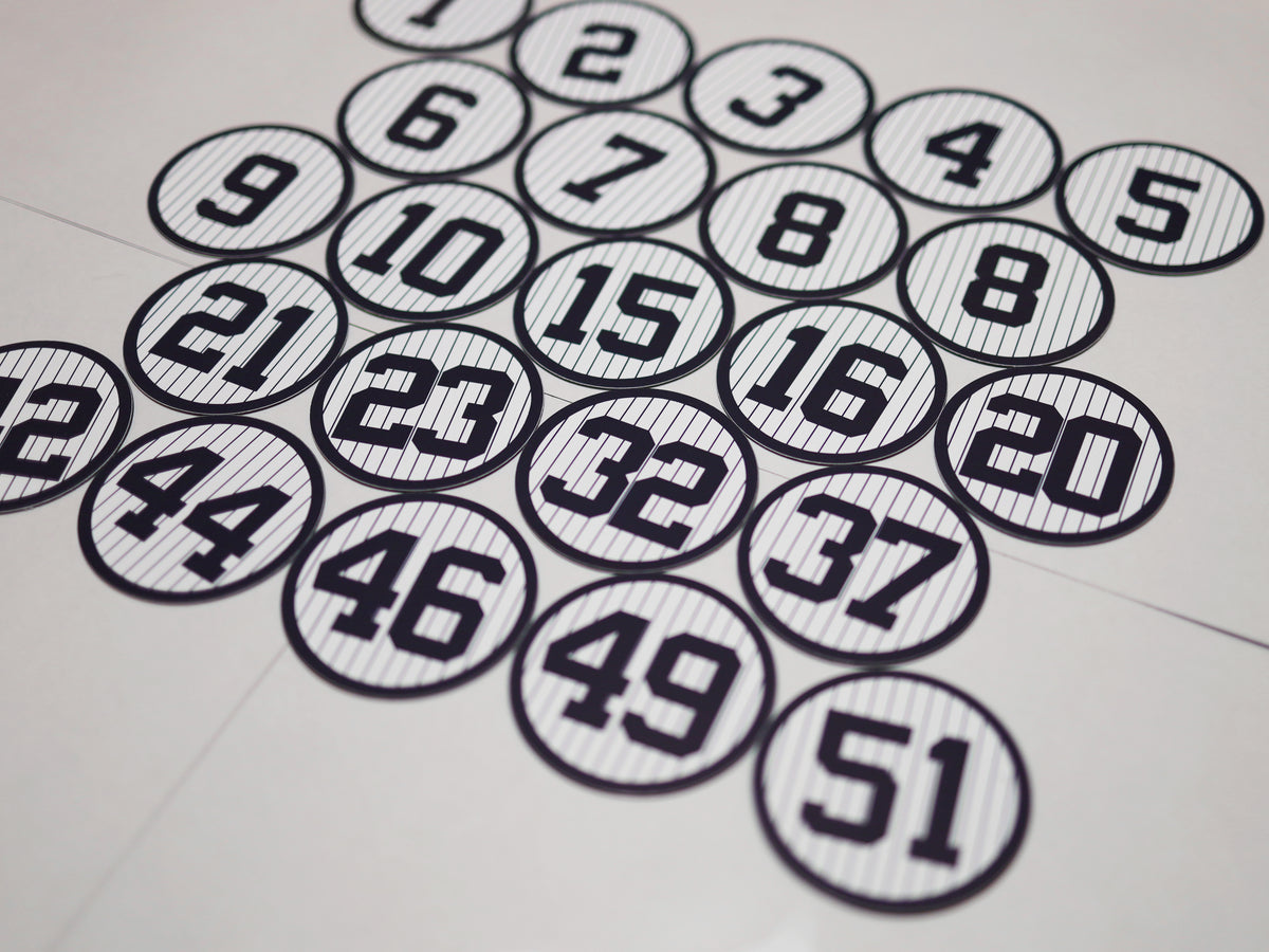 New York Yankees Retired Jersey Magnets by Nostalgia Collect, photo 3