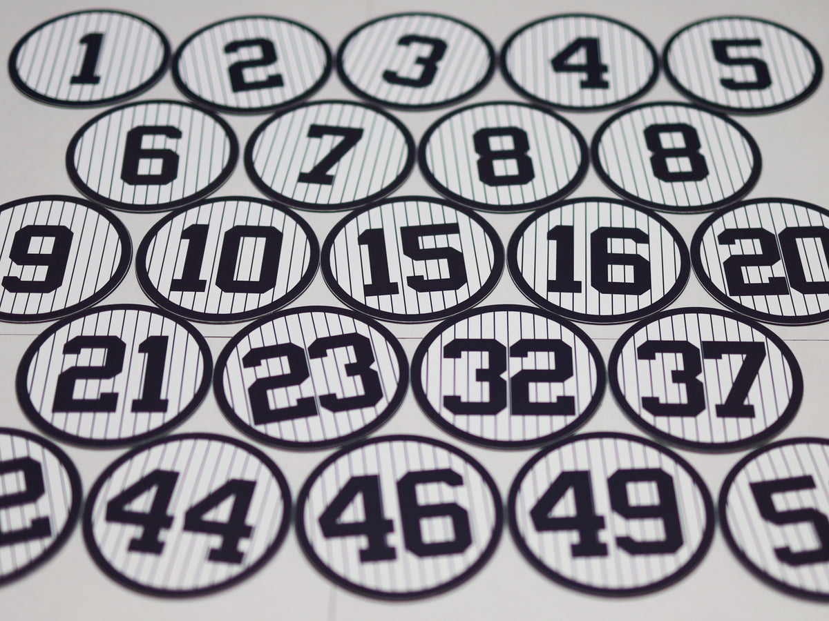 New York Yankees Retired Jersey Magnets by Nostalgia Collect, photo 4