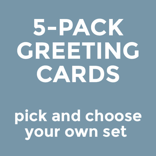 Custom 5-Pack of Greeting Cards
