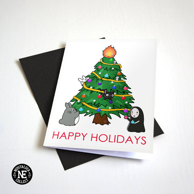 Cute Cartoon Christmas Card by Nostalgia Collect