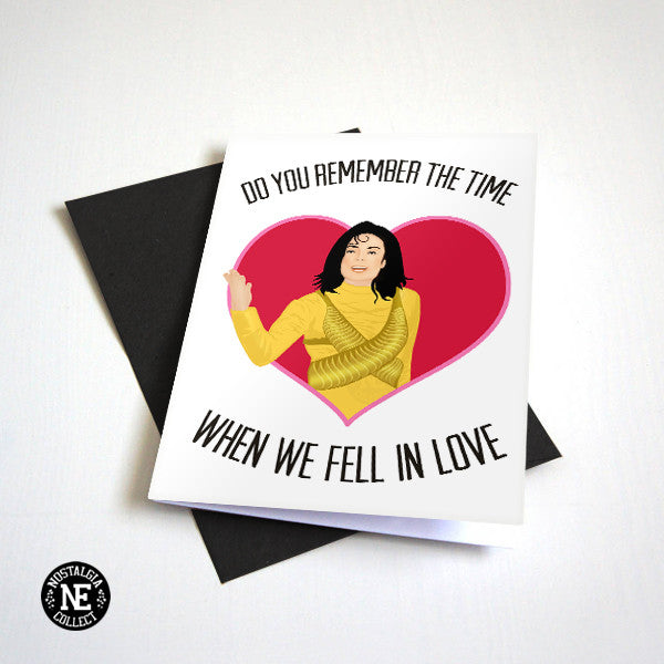 Do You Remember the Time - 90's Pop Valentine's Day Card