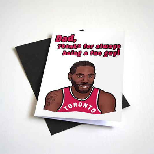 Thanks For Always Being Fun Guy thank you card by Nostalgia Collect