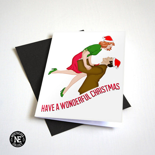 Its A Wonderful Christmas - Classic Movie Themed Christmas Card