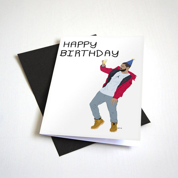 Dancing Hotline Birthday Card by Nostalgia Collect