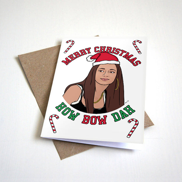 Merry Christmas How Bow Dah birthday card by Nostalgia Collect, photo 2