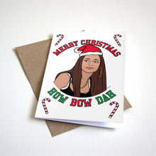 Merry Christmas How Bow Dah - Meme Christmas Card