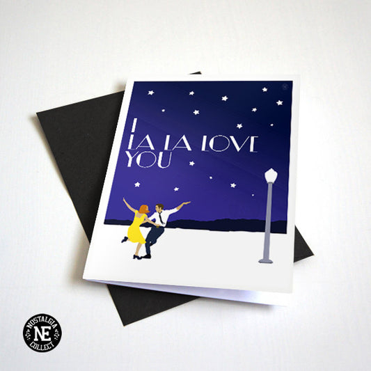 I La La Love You Valentine's Day card by Nostalgia Collect
