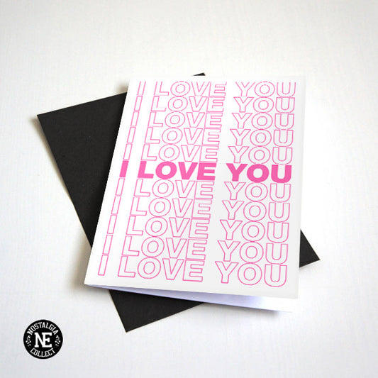 I Love You love and anniversary card by Nostalgia Collect