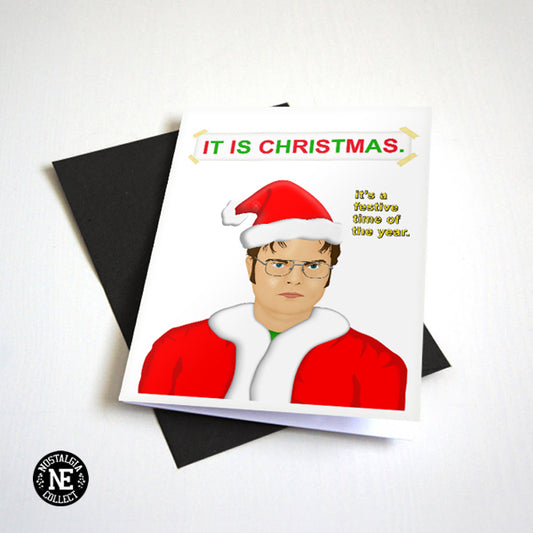 It Is Christmas Christmas card by Nostalgia Collect