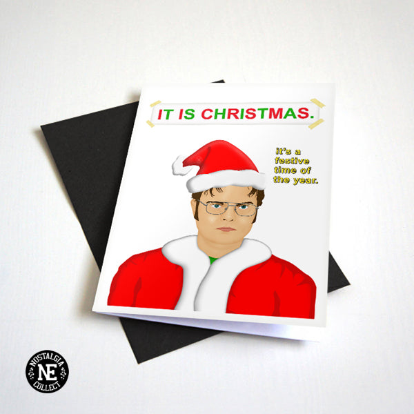 It Is Christmas - Festive TV Show Themed Christmas Card