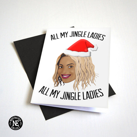 All My Jingle Ladies Christmas card by Nostalgia Collect