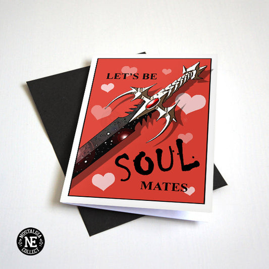 Let's Be Soul Mates Valentine's Day card by Nostalgia Collect
