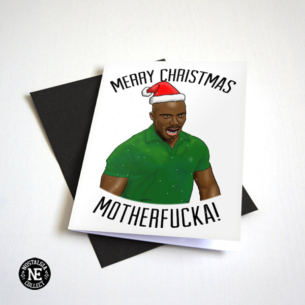 Merry Christmas Motherf**ka! Christmas card by Nostalgia Collect, photo 2