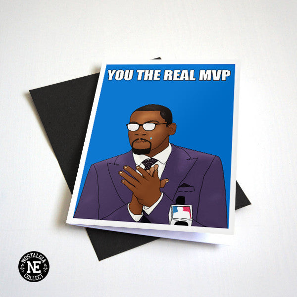 You The Real MVP Card - Funny Thank You Card - Appreciation Card
