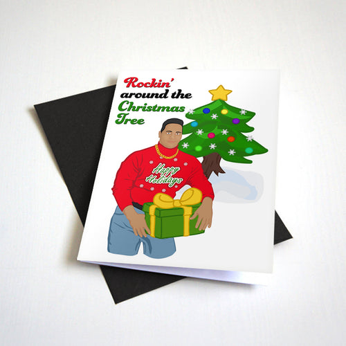 Rocking Around The Christmas Tree - Meme Christmas Card