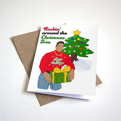 Rocking Around The Christmas Tree Christmas card by Nostalgia Collect, photo 2