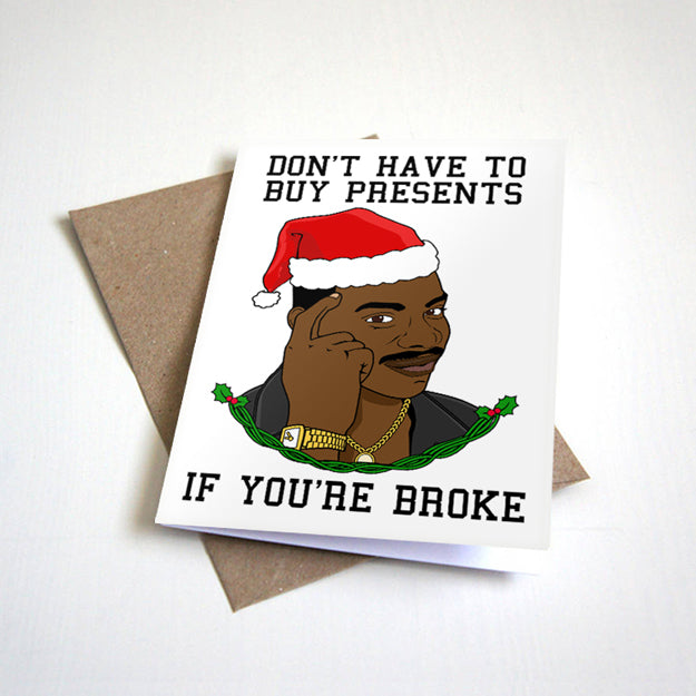 Dont Have To Buy Presents birthday card by Nostalgia Collect, photo 2