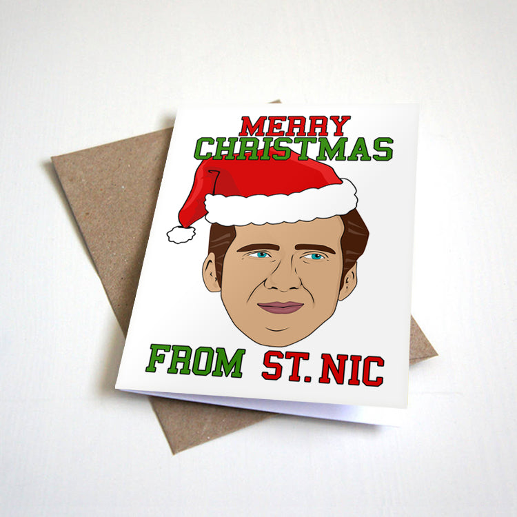 Merry Christmas From St. Nic Christmas card by Nostalgia Collect, photo 2
