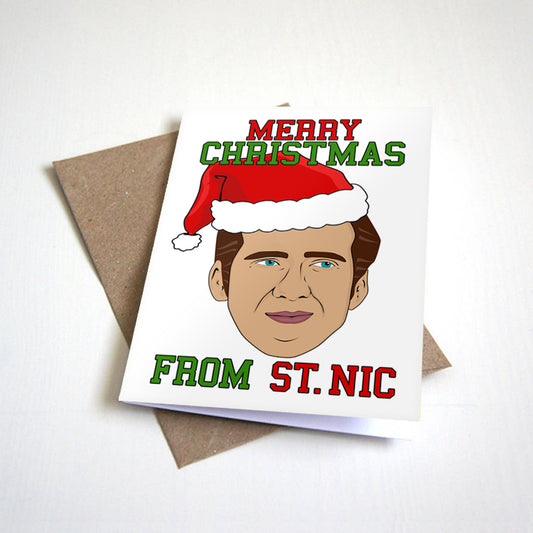 Merry Christmas From St. Nic Christmas card by Nostalgia Collect, photo 2