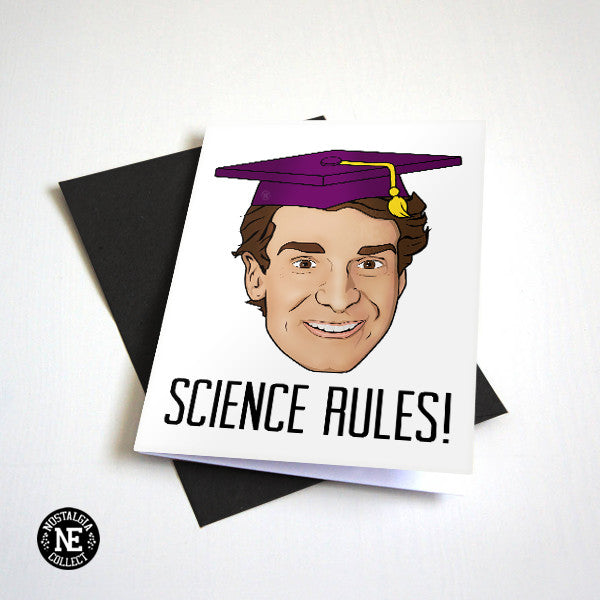 Science Graduation Card Bill Nye