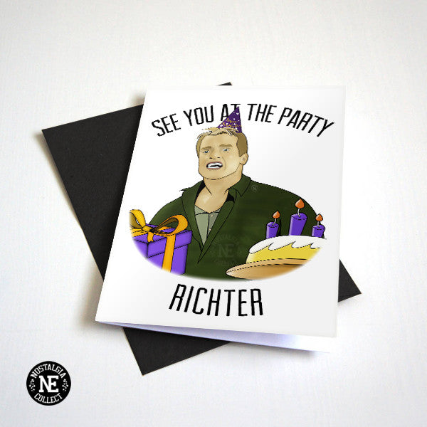 See You At The Party birthday card by Nostalgia Collect
