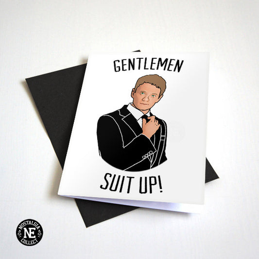 Gentlemen wedding card by Nostalgia Collect
