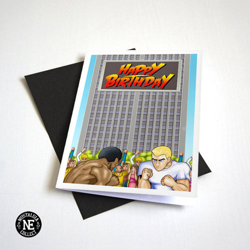 Super Street Birthday II - Retro Birthday Card