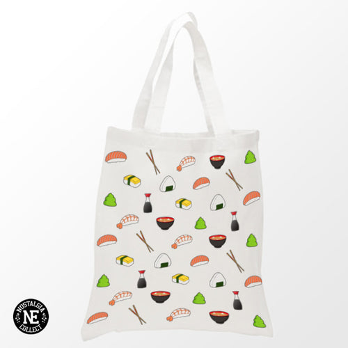 Sushi Pattern Tote Bag - Shopping Bag