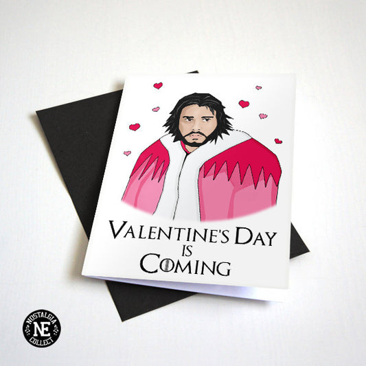 Valentine's Day is Coming Valentine's Day card by Nostalgia Collect