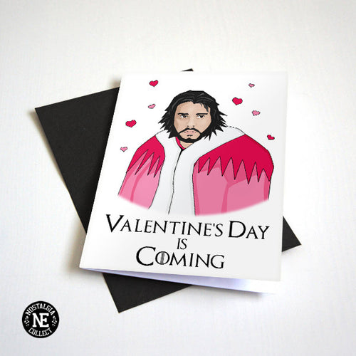 Valentine's Day is Coming - Funny Valentine's Card - TV Show Card