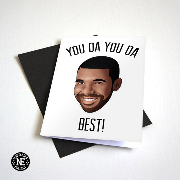 You Da You Da Best! birthday card by Nostalgia Collect